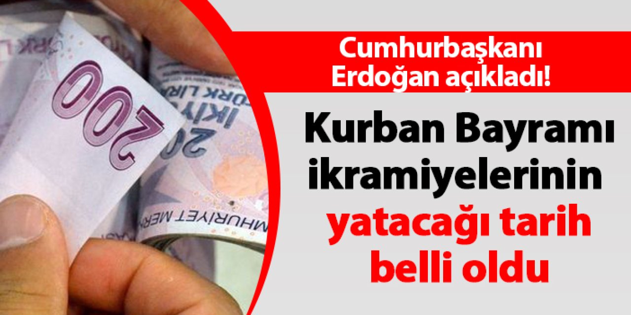 Cumhurbaşkanı Erdoğan, emekli ikramiyesinin yatacağı tarihi açıkladı