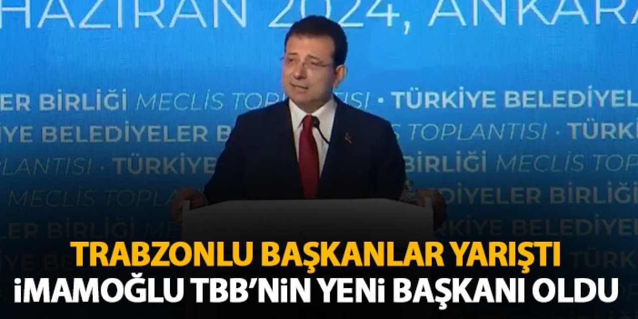 İmamoğlu ve Genç yarışmıştı! Türkiye Belediyeler Birliği Başkanı belli oldu.