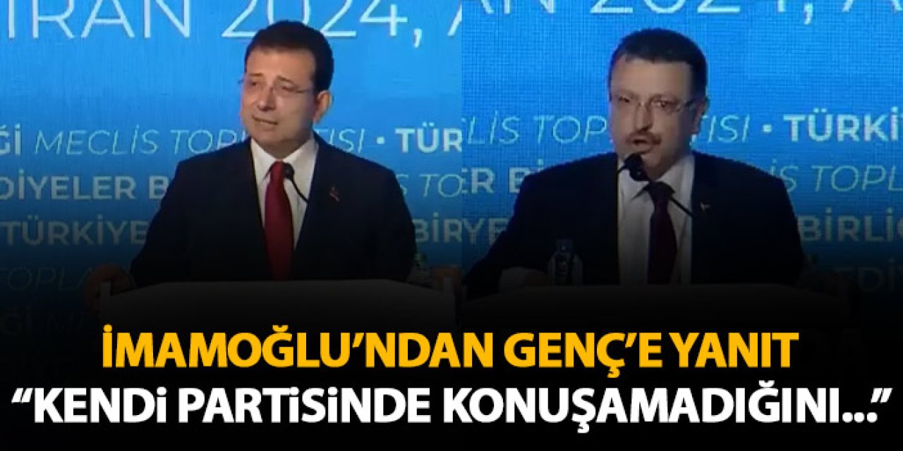 Ekrem İmamoğlu’ndan Ahmet Metin Genç’e yanıt geldi “Söylediği iki hususun altına imza atarız"