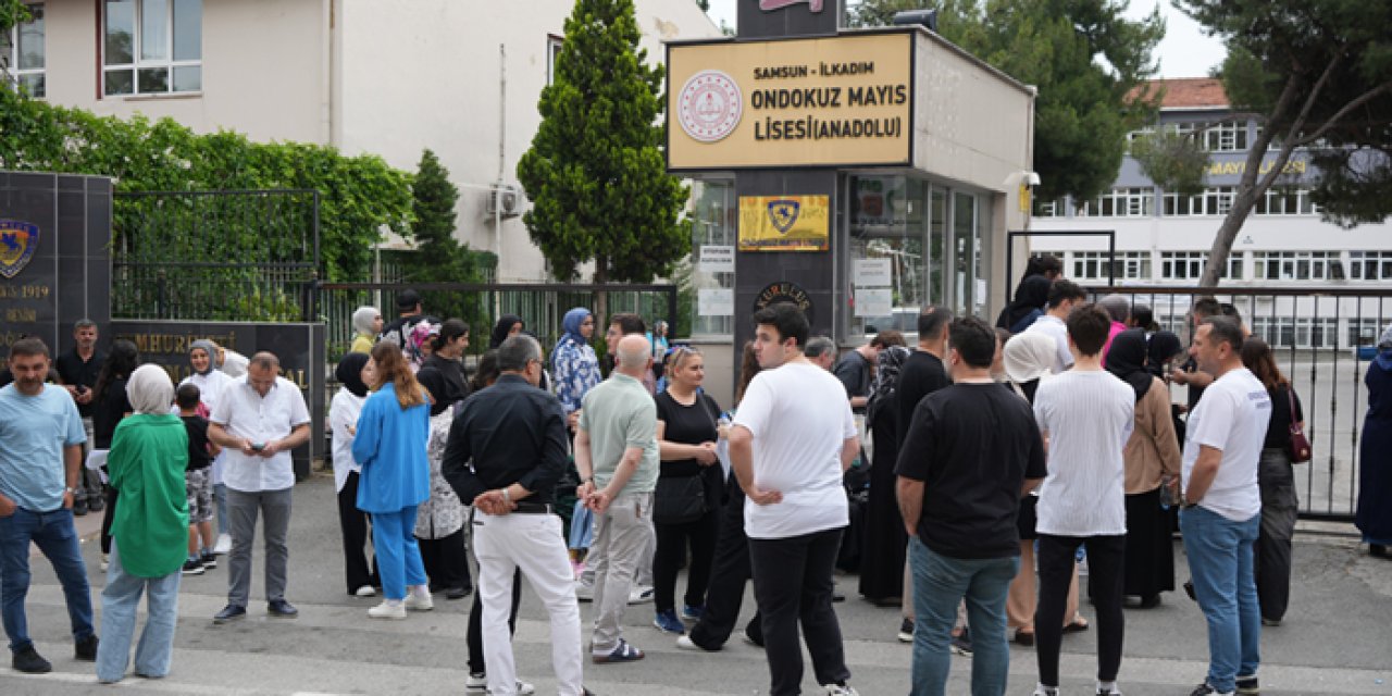Samsun'da YKS heyecanı başladı
