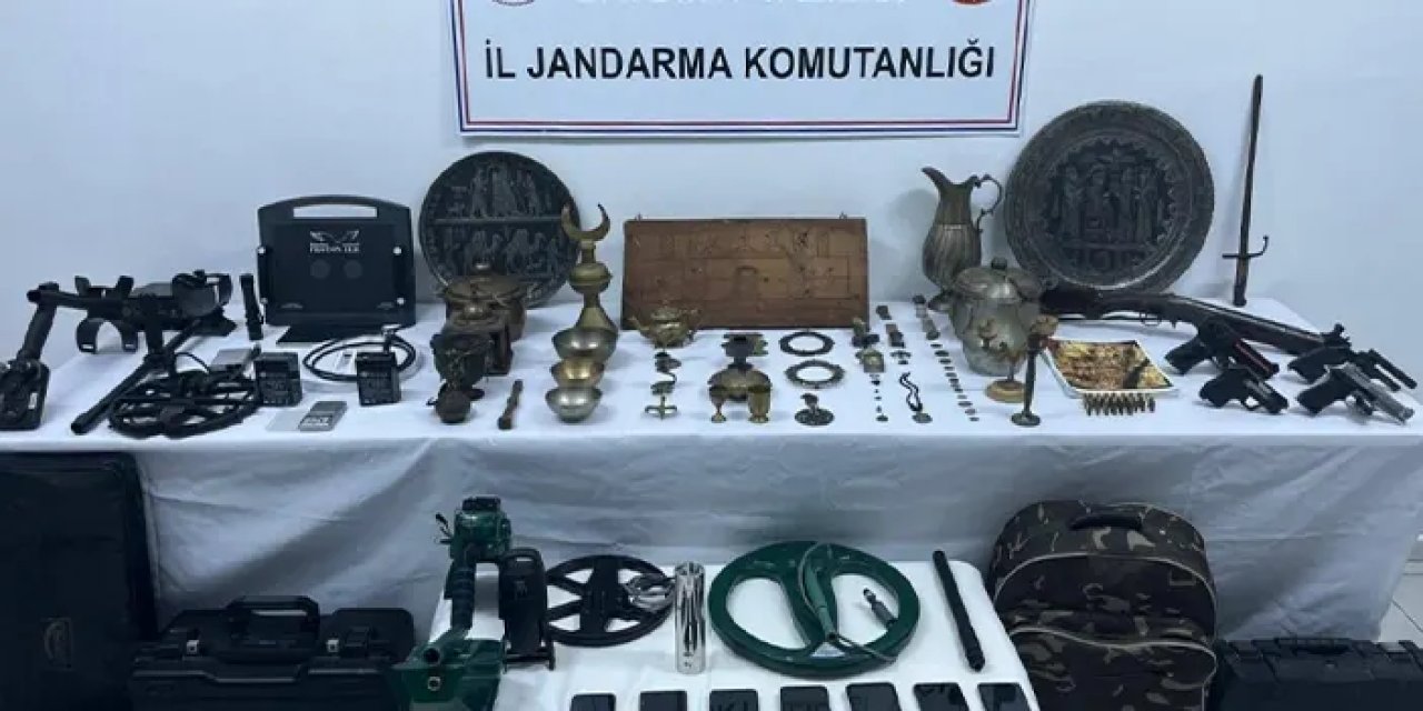 Bayburt merkezli tarihi eser operasyonunda 1 kişi tutuklandı