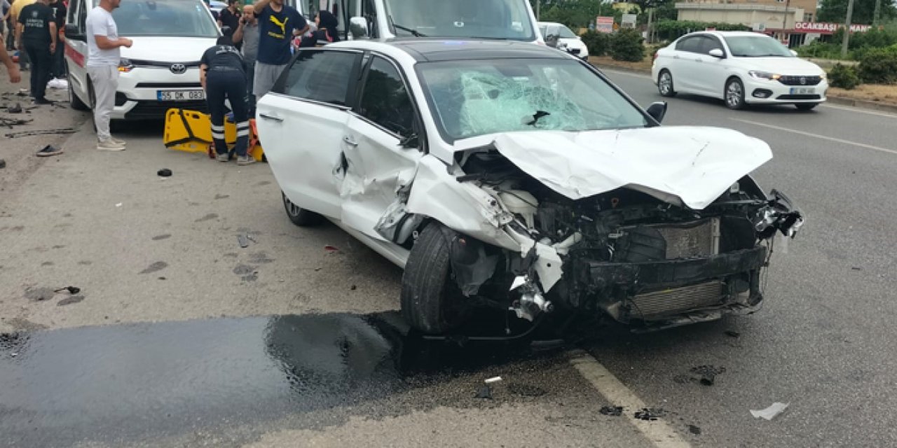 Samsun'da zincirleme kaza! 1 ölü 4 yaralı