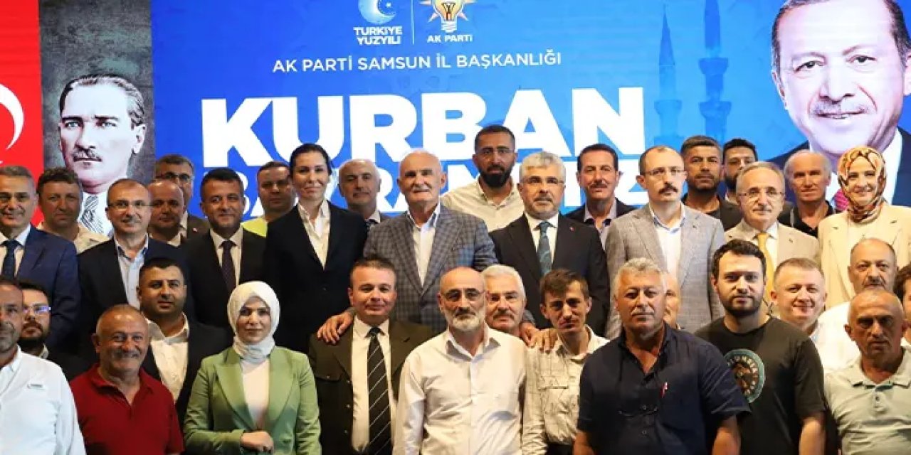 AK Parti Samsun teşkilatında bayramlaşma