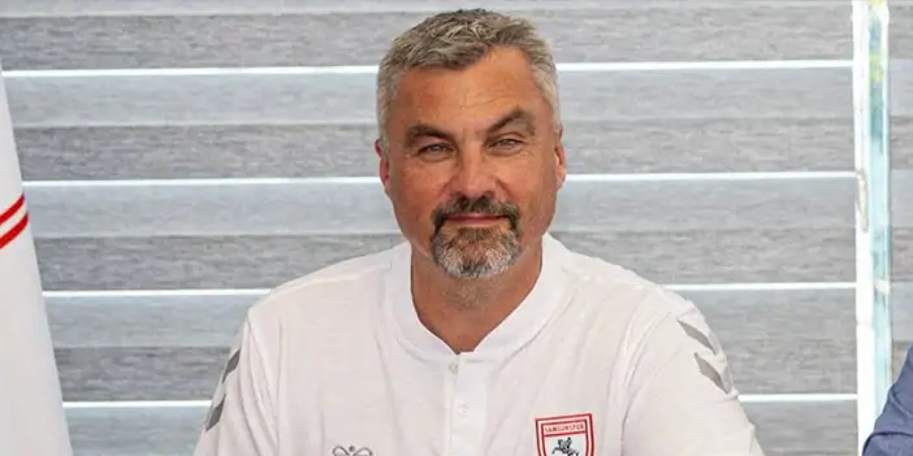 Samsunspor Başkanı Yüksel Yıldırım Teknik Direktör Thomas Reis ile görüştü