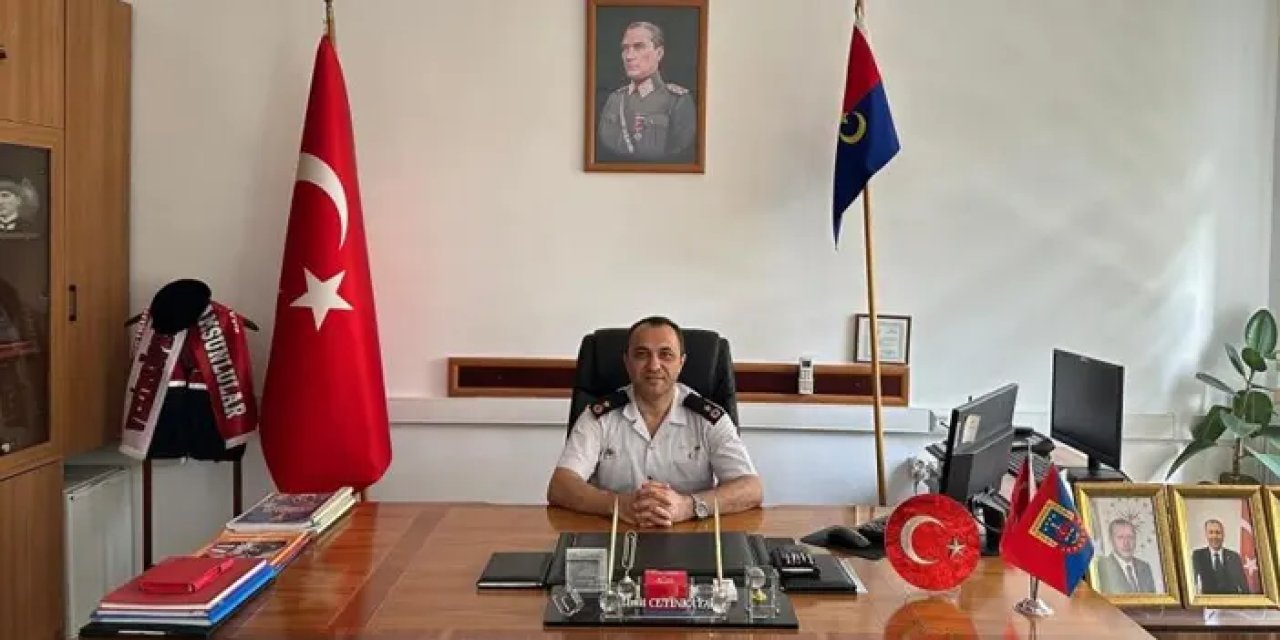Vezirköprü İlçe Jandarma Komutanı Çetinkaya’nın tayini çıktı