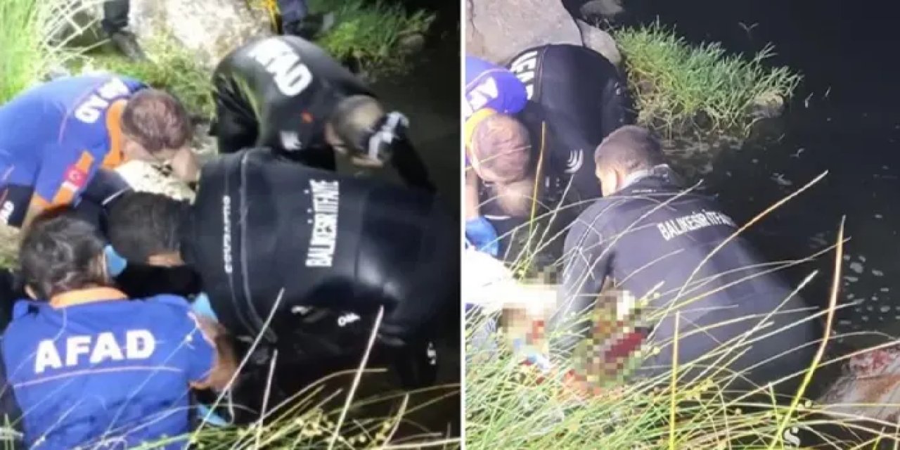 Balıkesir'de gölet anne oğula mezar oldu!