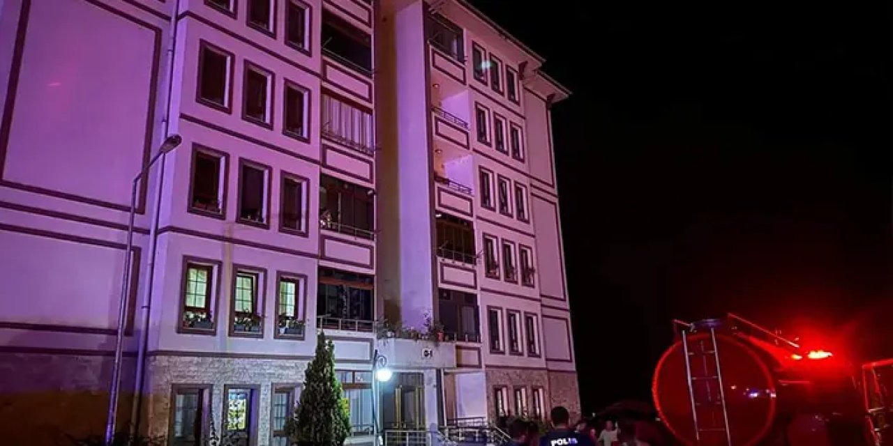 Karabük'te apartman dairesinde korkutan yangın!
