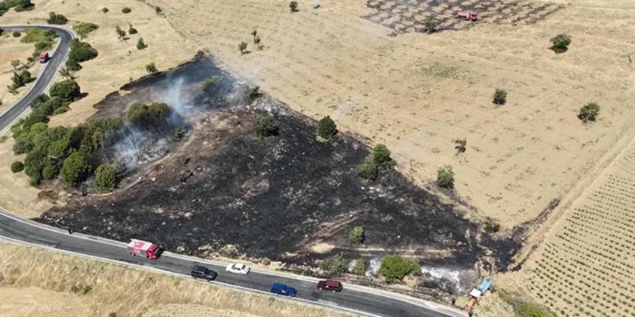 Manisa alev alev! 5 dönüm küle döndü