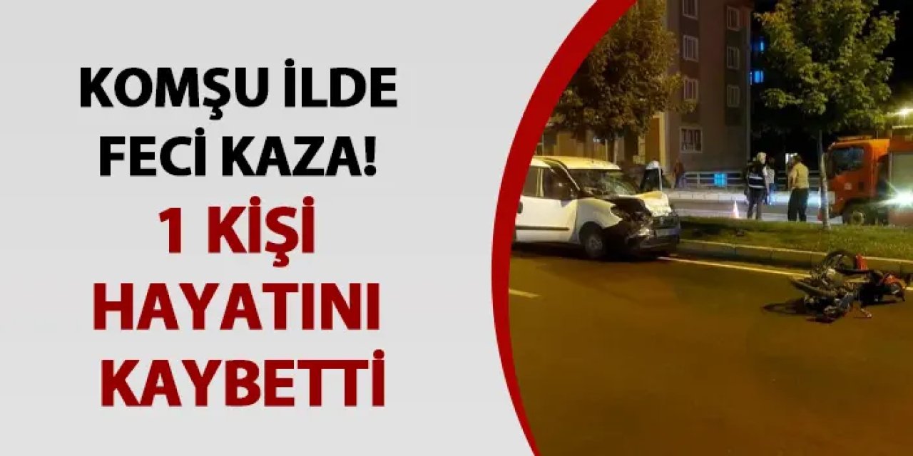 Gümüşhane’de feci kaza! 1 kişi hayatını kaybetti