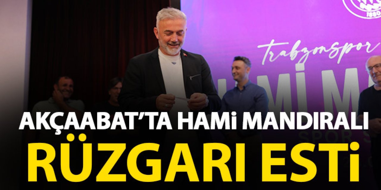 Akçaabat’ta Hami Mandıralı rüzgarı esti! Soruları yanıtladı