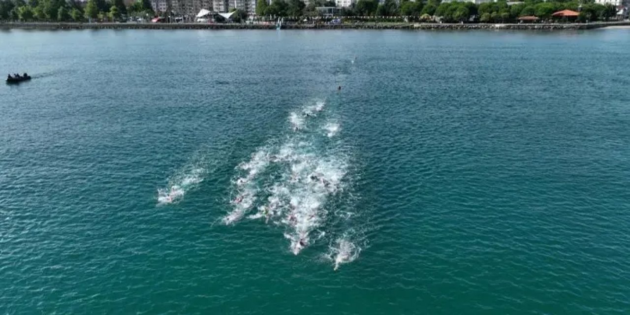 Ordu’da triatlon heyecanı! 20 ilden katılım