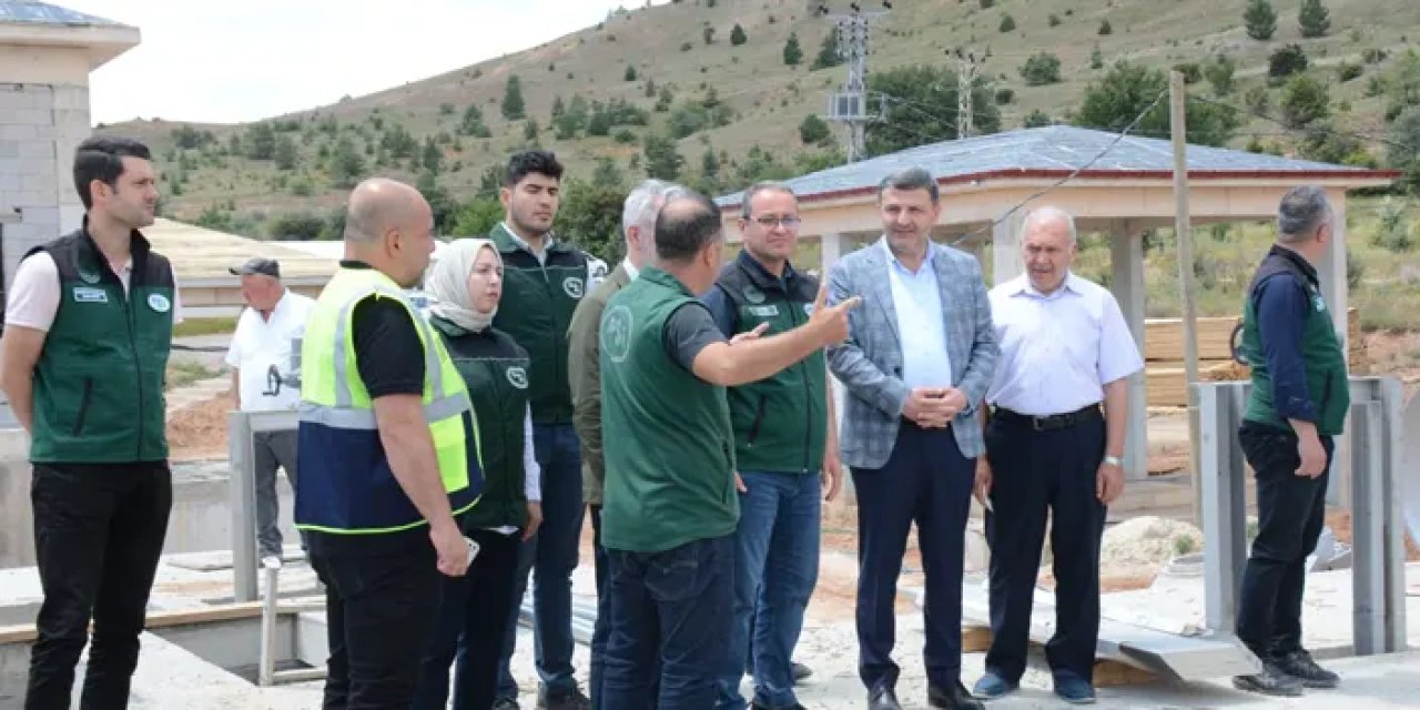 Gümüşhane arıtma tesisi incelendi