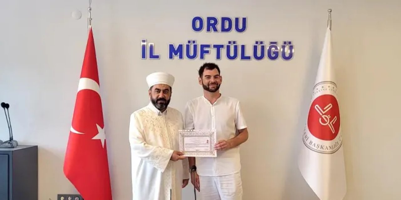 Ordu’da Müslüman oldu!