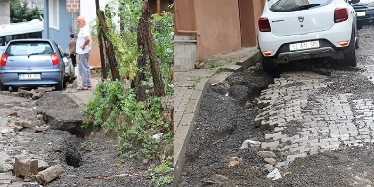 Ordu'da sağanak yağış hasara neden oldu