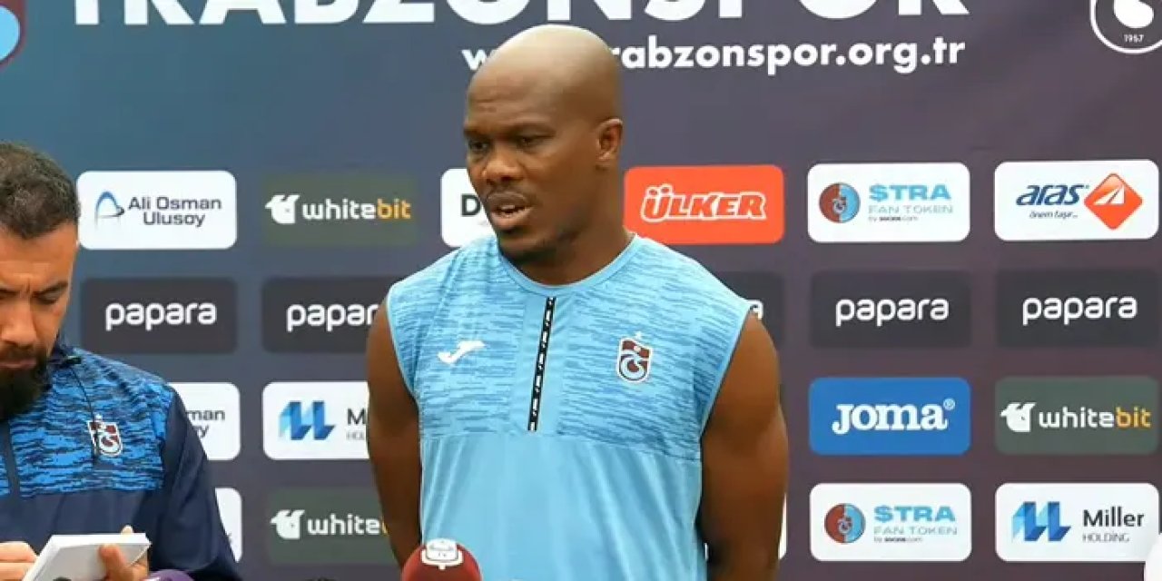 Trabzonspor'da Nwakaeme merak edilen soruyu yanıtladı: "Hocalarımızla da durumu değerlendireceğiz"