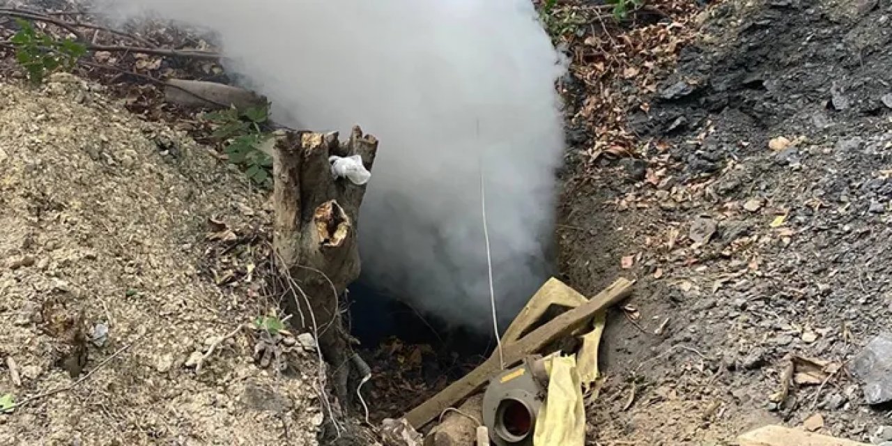Zonguldak’ta ruhsatsız maden ocakları imha edildi