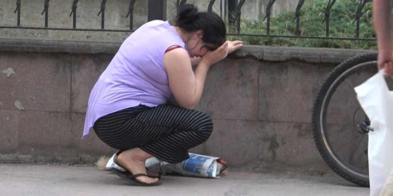 Samsun'da üzücü kaza! Otomobilin çarptığı köpek öldü sahibi gözyaşlarını tutamadı