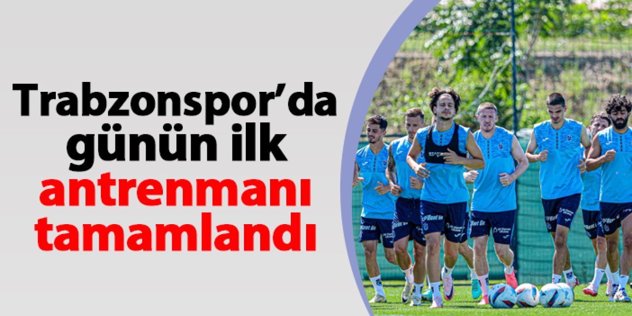 Trabzonspor, Macaristan kampında günü çift antrenmanla geçiriyor