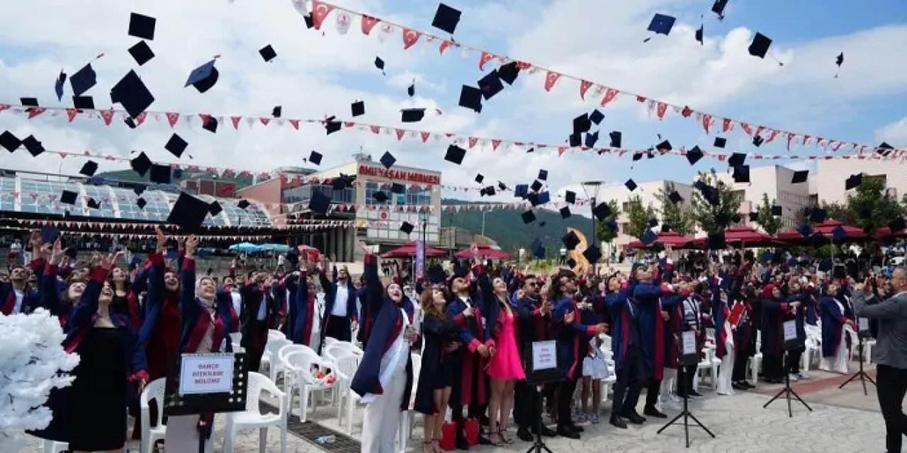 Samsun’da mezuniyet coşkusu!