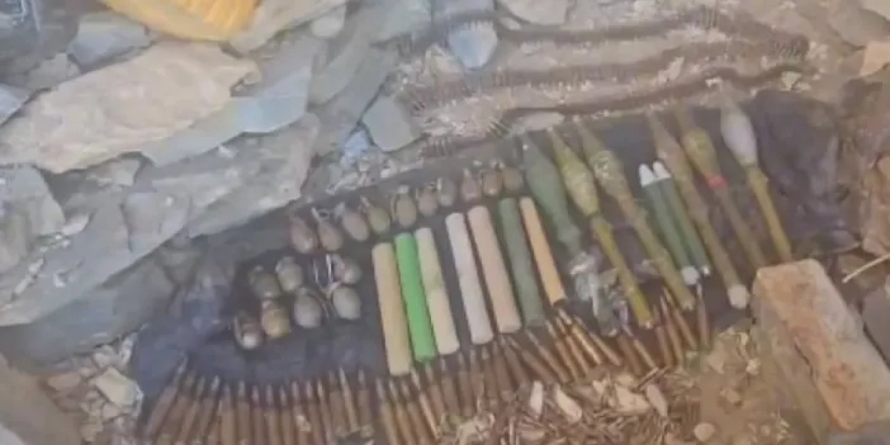 MSB açıkladı! Mühimmatlar ele geçirildi