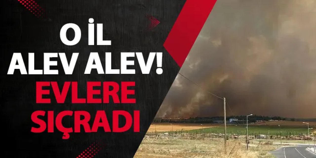 İstanbul alev alev! Evlere sıçradı