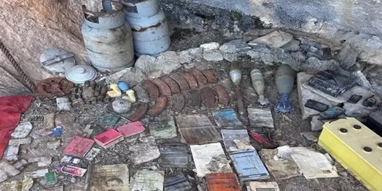 Teröristlerin mühimmatları yakalandı!