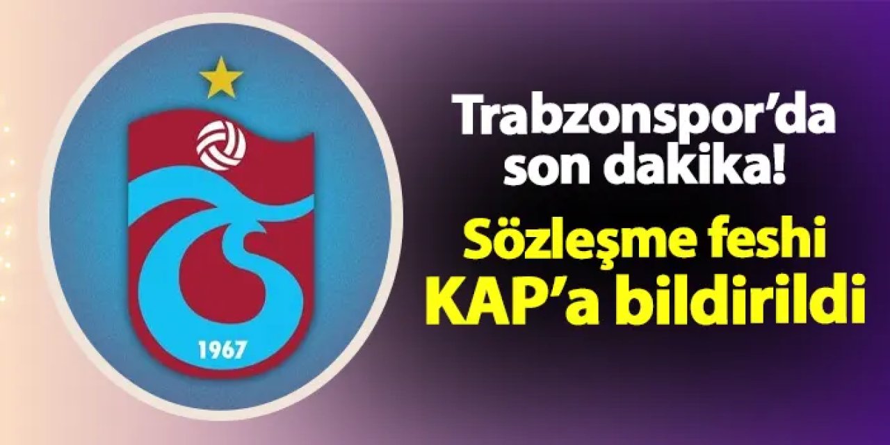 Trabzonspor, Kourbelis ile yollarını karşılıklı anlaşmayla ayırdı