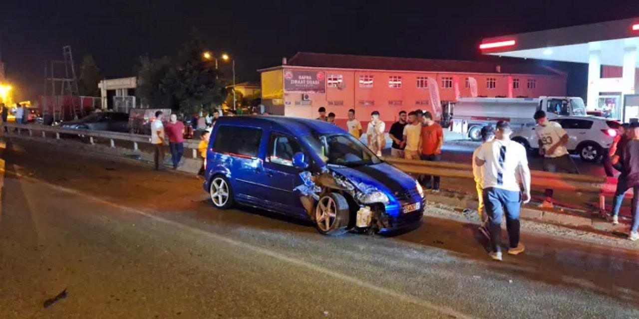 Bafra’da Hafif Ticari Araç Çarpıştı: 1 Yaralı