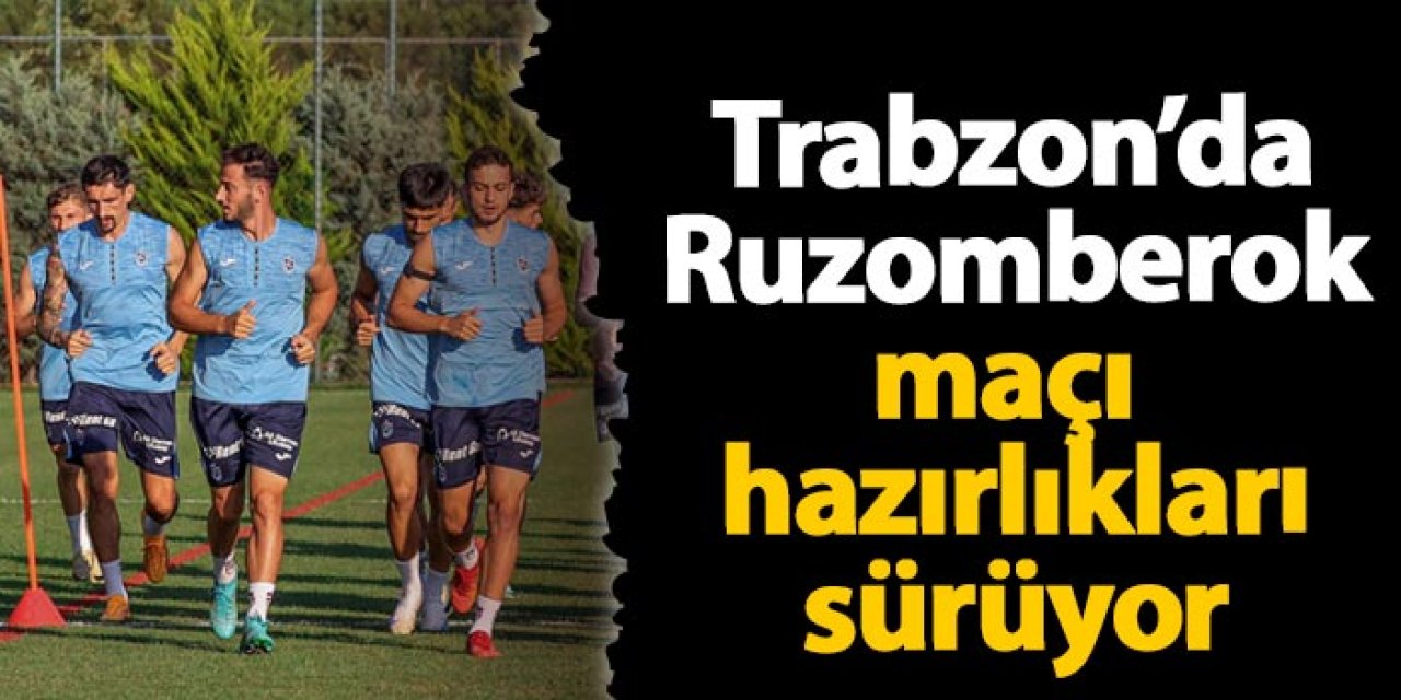 Trabzonspor, Ruzomberok rövanşına Papara Park’ta hazır hale geliyor