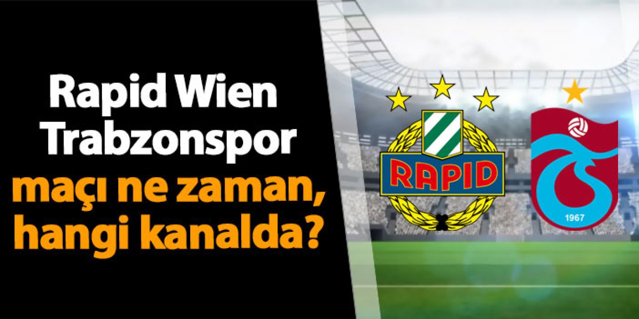 Rapid Wien - Trabzonspor rövanş heyecanı: İşte tüm maçın detayları