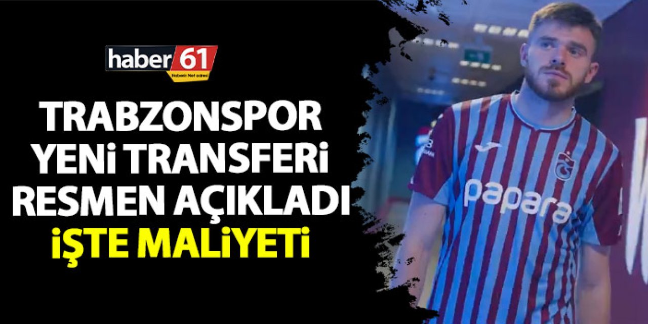 Trabzonspor, Ukraynalı stoper Arsenii Batahov ile 4+1 yıllık sözleşme imzaladı
