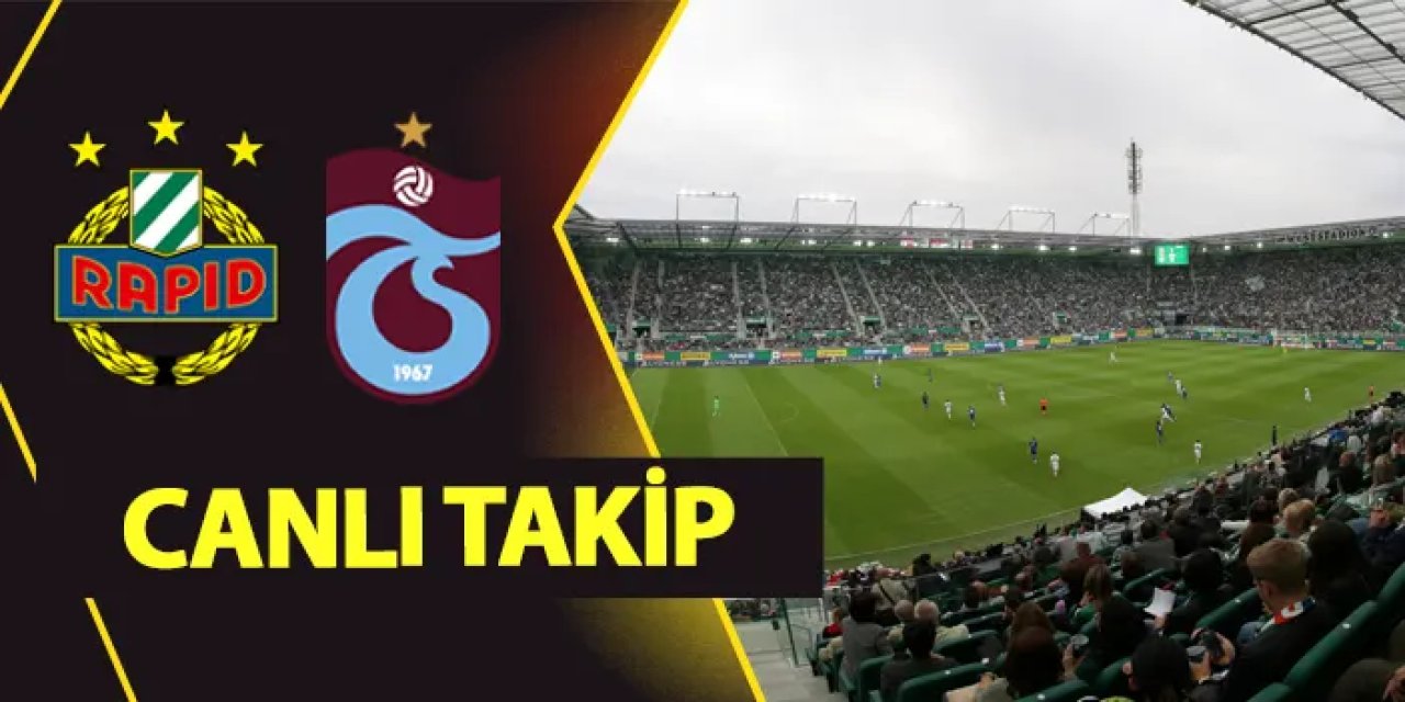 Trabzonspor, UEFA Avrupa Ligi 3. ön eleme turu rövanş maçında Rapid Wien'e konuk oluyor