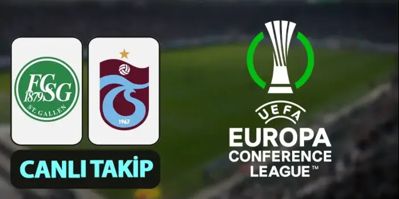 Trabzonspor, UEFA Konferans Ligi play-off turu ilk maçında St. Gallen'e konuk oluyor.