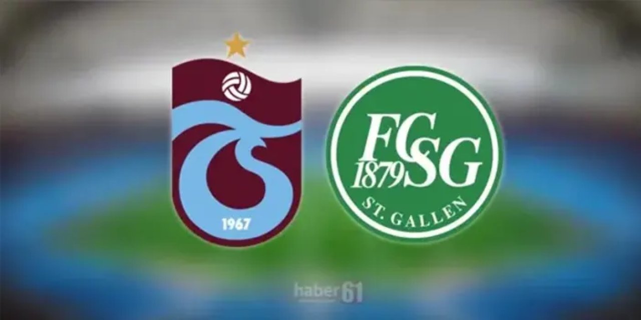 Trabzonspor - St. Gallen ile karşılaşacak