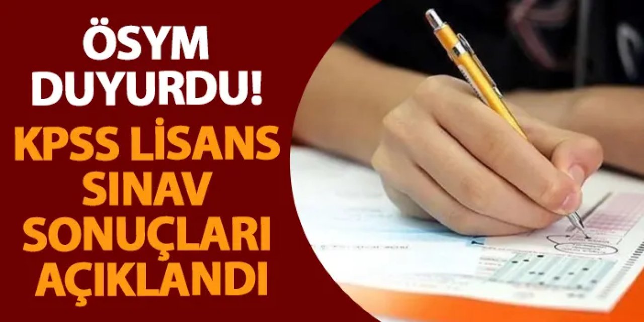 2024 KPSS lisans sonuçları için heyecanlı bekleyiş sona erdi