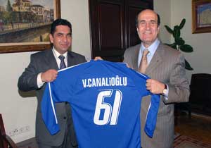 Başkan'a Erzurum'dan ziyaret