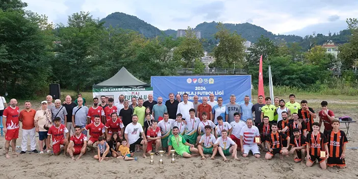 Giresun'da plaj futbolu turnuvası sona erdi!
