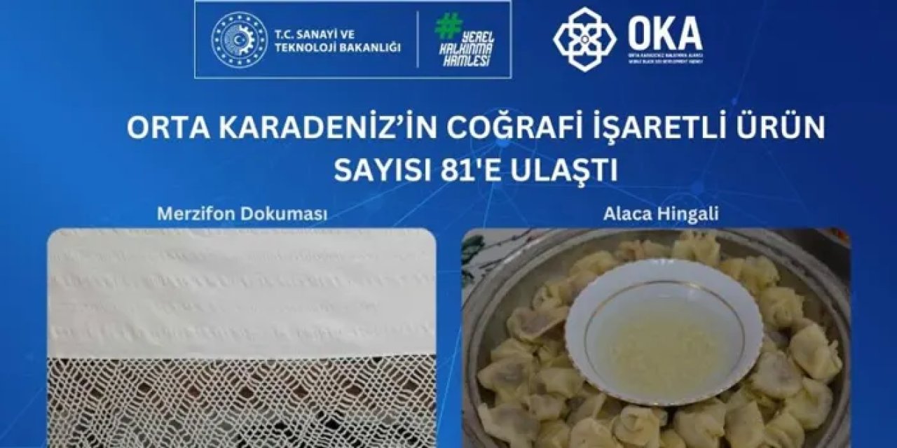 Orta Karadeniz’in 81 ürünü tescillendi