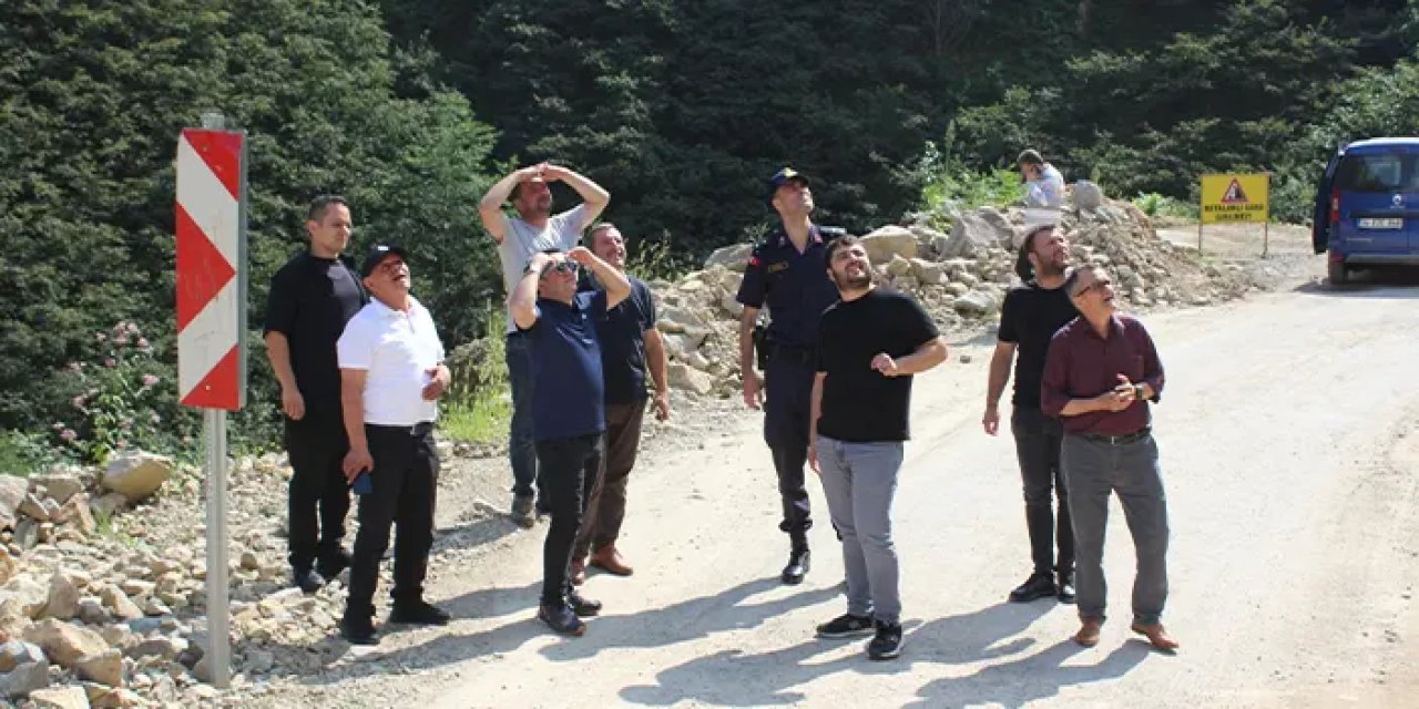 Espiye Kaymakamı Kavanoz'dan Espiye-Soğukpınar- Ericek grup yoluna inceleme