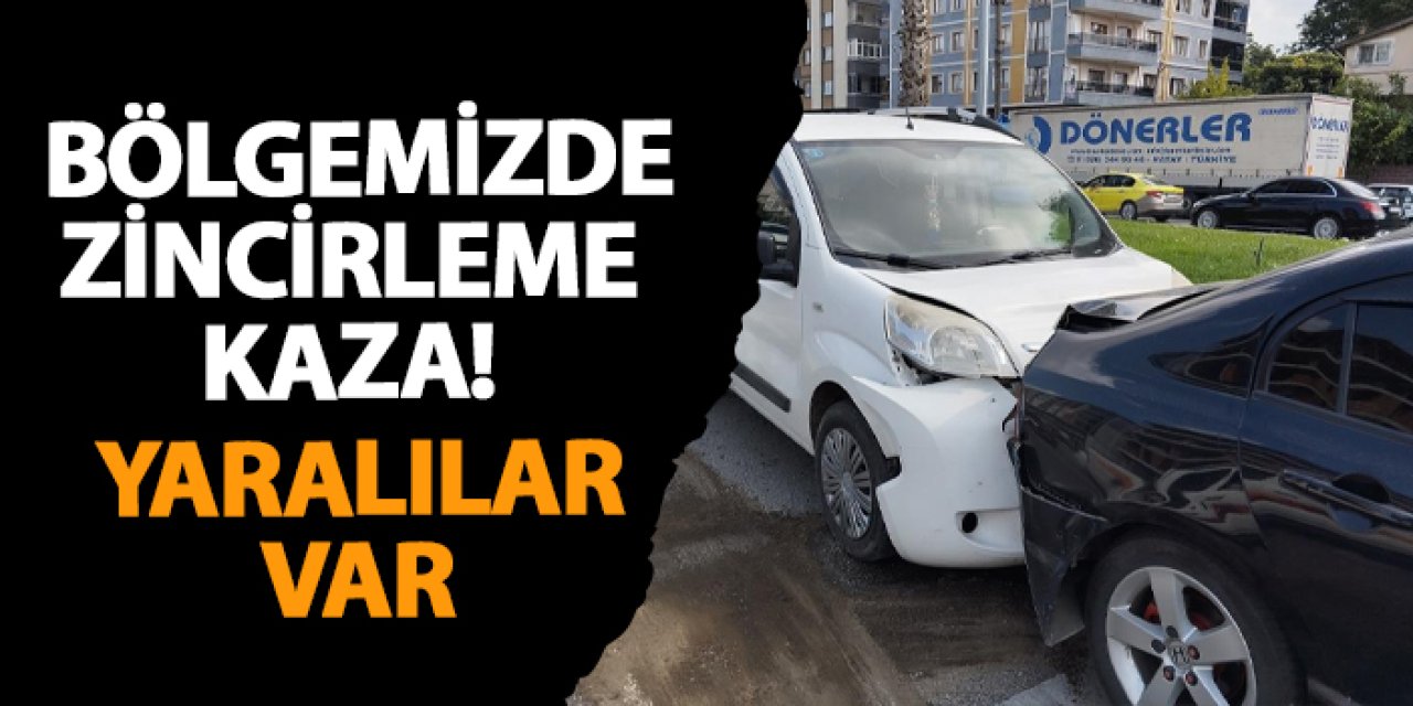 Çarşamba’da Trafik Işıklarında Zincirleme Kaza: 3 Yaralı