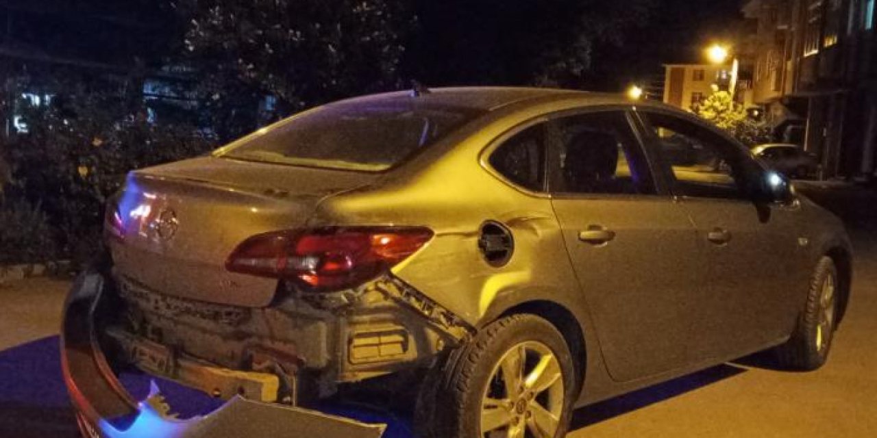 Samsun'da otomobil ve motosiklet çarpıştı! 1 yaralı