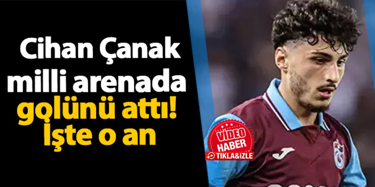 Trabzonspor'da Cihan Çanak milli arenada golünü attı! İşte o an