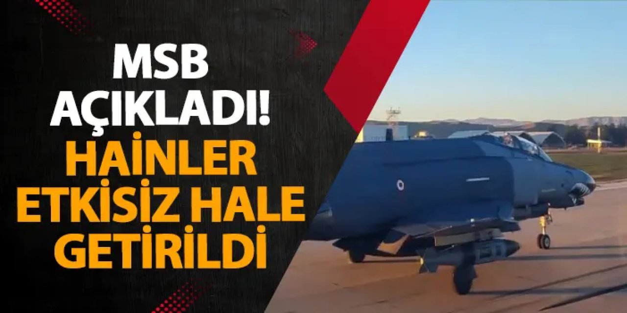 Gara’da PKK’ya Darbe: MSB Operasyonda 2 Terörist Etkisiz Hale Getirdi