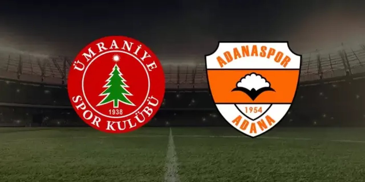 Ümraniyespor - Adanaspor: heyecan dorukta