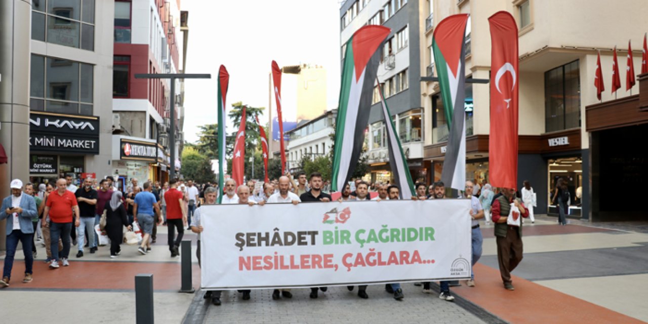 Trabzon’da Filistin’e Destek Yürüyüşü Gerçekleşti