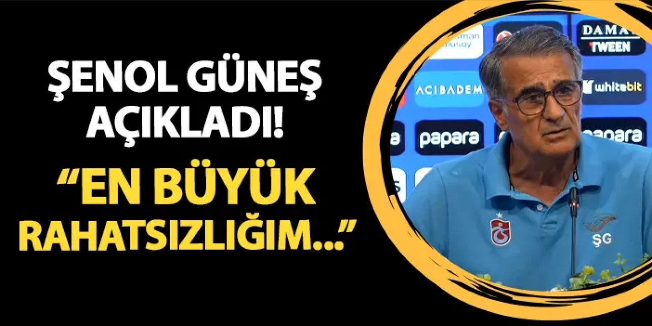 Şenol Güneş: “Trabzonspor’da Öz Güven Sorunu Var, Çözüm İçin Çalışıyoruz”