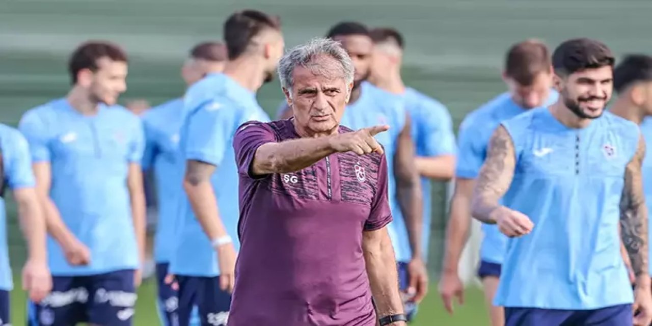 Trabzonspor'da Şenol Güneş'ten oyunculara uyarı "Rakamlar yanıltmasın"