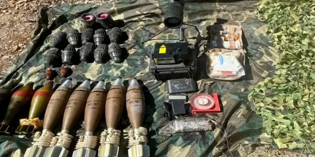 Pençe-Kilit Bölgesinde Teröristlere Ait Silah ve Mühimmat İmha Edildi