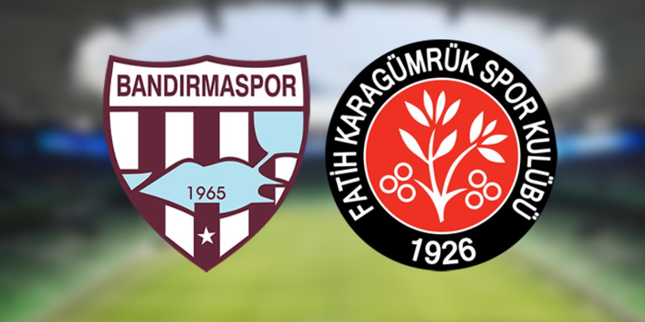 Bandırmaspor - Karagümrük ile karşılaşacak