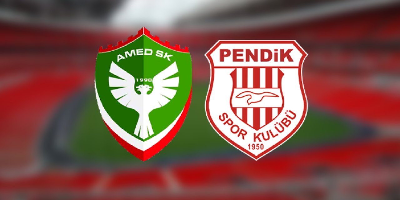 Amed Sportif - Pendikspor ile karşı karşıya gelecek